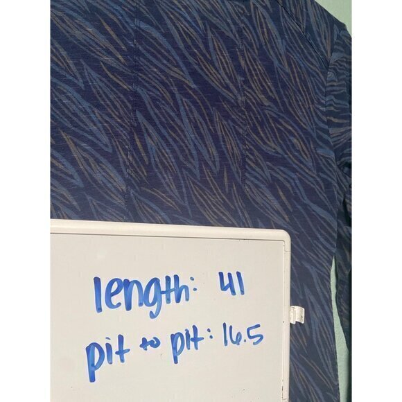 Horny Toad Women's Purple Blue Patterned‎ Dress Size Medium - Picture 6 of 6